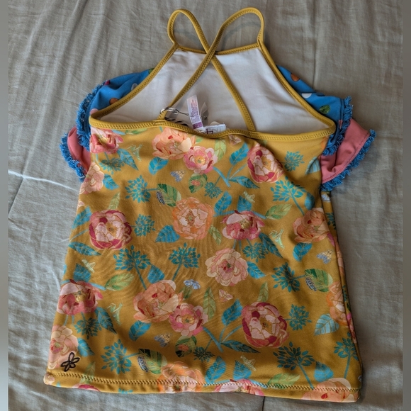 Matilda Jane NWT Seafaring Swim Tankini Top sz 12 - Picture 3 of 4